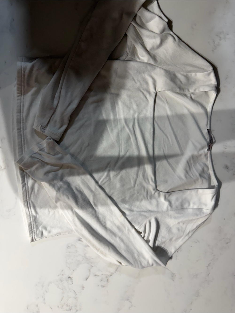 Sincerely Jules White Long-Sleeve Lightweight Top